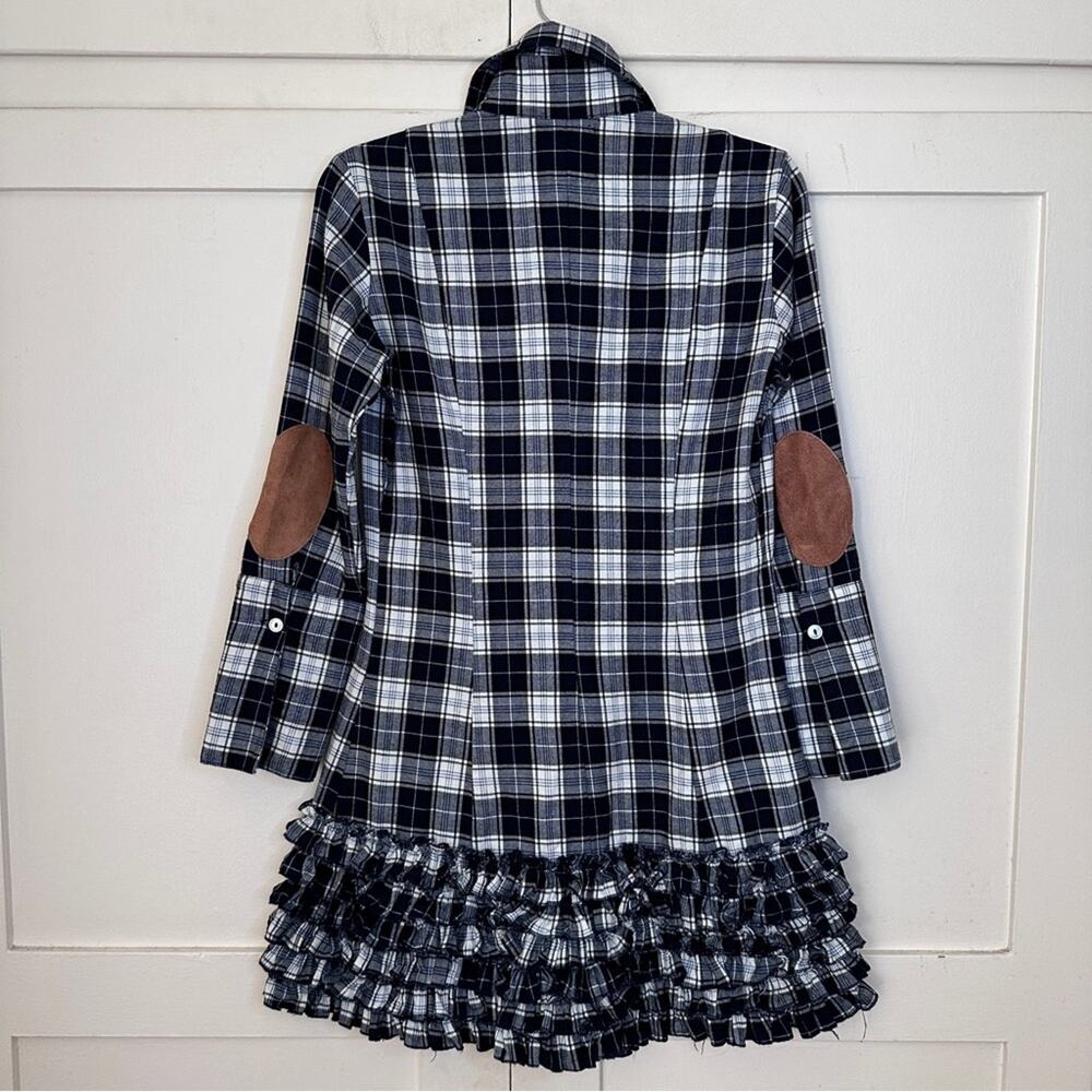 Plaid Ruffle Hem Dress - Picture 5 of 5
